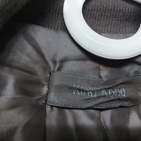 Brown real leather jacket from Italy. Size xs or s. - Picture 3 of 4